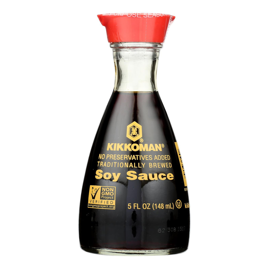 Kikkoman Classic Soy Sauce, 5 Oz Bottle (Pack of 12) - Cozy Farm 