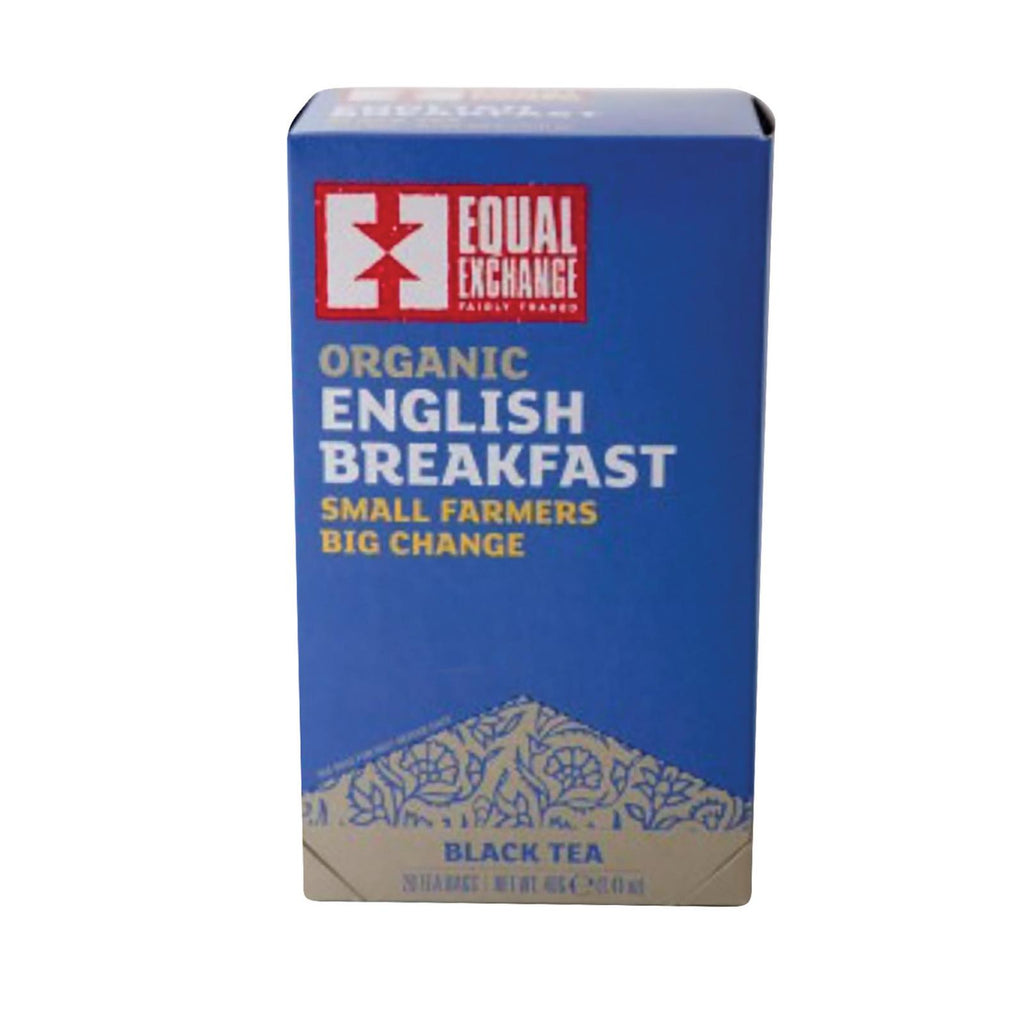 Equal Exchange Organic Black Tea English Breakfast (Pack of 6 - 20 Bags) - Cozy Farm 