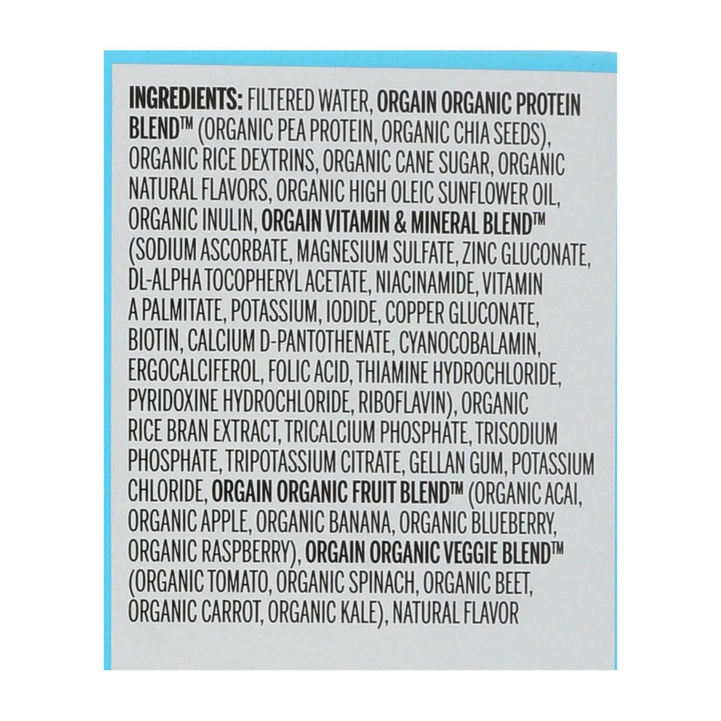 Orgain Organic Vegan Protein Shake - Vanilla Bean (3-Pack of 4.11 Fl Oz.) - Cozy Farm 