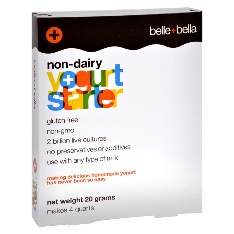 Belle and Bella Yogostarter (4g Pack) - Non-Dairy, Helps Make Plant-Based Yogurt at Home - Cozy Farm 