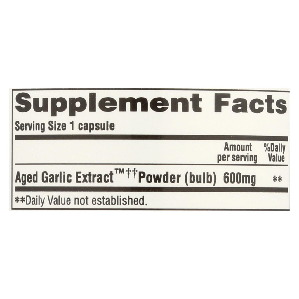 Kyolic Aged Garlic Extract Cardiovascular Extra Strength Reserve (Pack of 60 Capsules) - Cozy Farm 