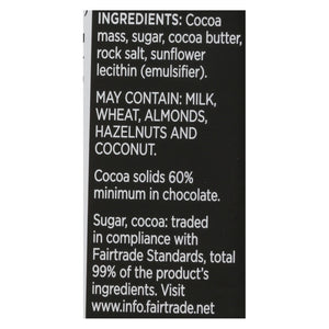 Divine Bar Dark Chocolate Pink Himalayan Salt (Pack of 12 - 3 Oz.) - Cozy Farm 