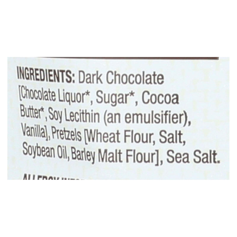 Dark Chocolate Pretzel Bark Thins Snacking (Pack of 9 - 10 Oz. Sea Salt) - Cozy Farm 