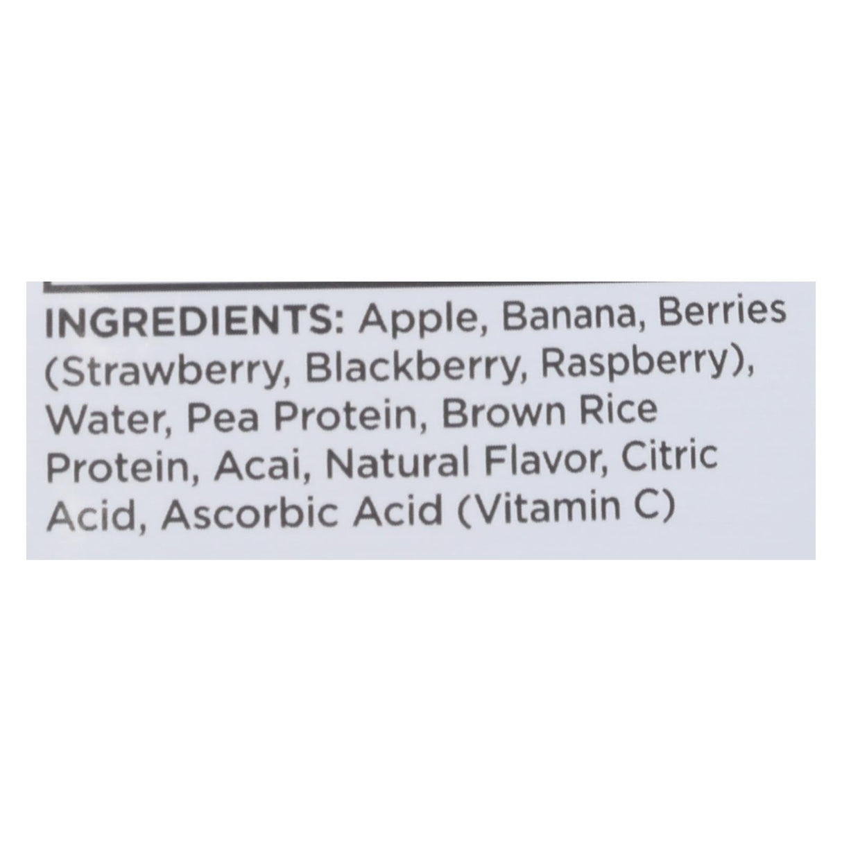 Fuel For Fire Protein Smoothie Fruit Berry Acai (12 Pack, 4.5 Oz. Each) - Cozy Farm 