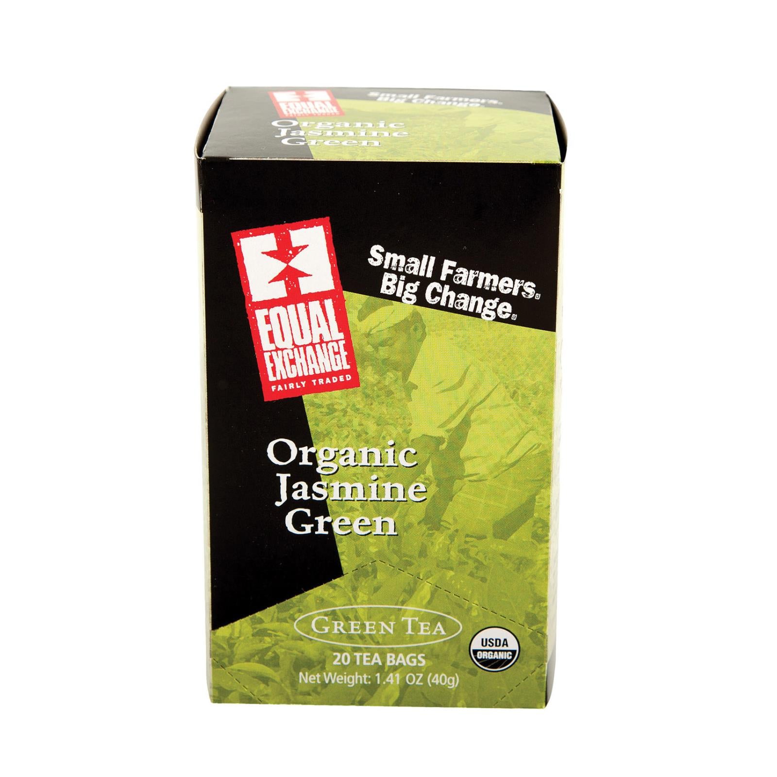 Jasmine Green Tea Organic Silk Teabags x40