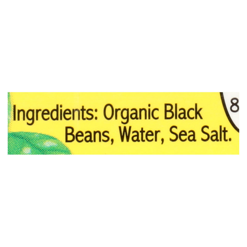Jack's Quality Organic Black Beans (Pack of 8) - Low Sodium - 13.4 Oz. - Cozy Farm 