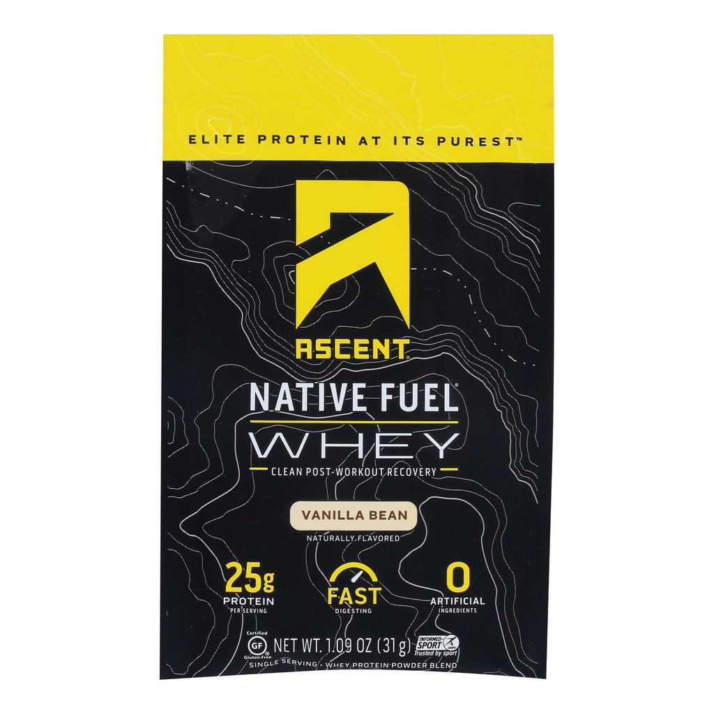 Native Fuel Whey Protein Powder Blend Vanilla Bean (Pack of 15) - 1.09 Oz Each - Cozy Farm 