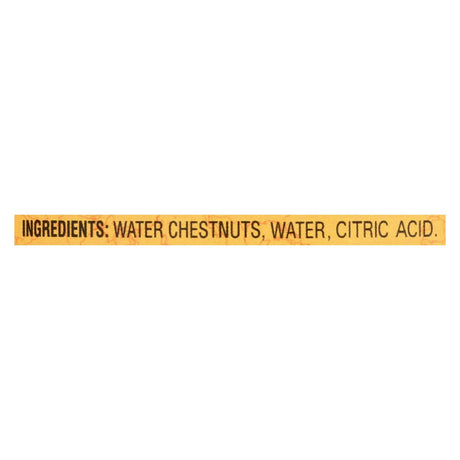 Whole Reese Water Chestnuts - (Pack of 24) - 8 Oz. - Cozy Farm 