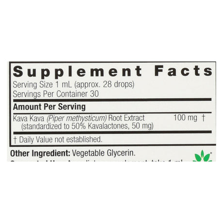 Nature's Answer Kava 6 Extract, Alcohol-Free, High Potency, 1 Ounce - Cozy Farm 