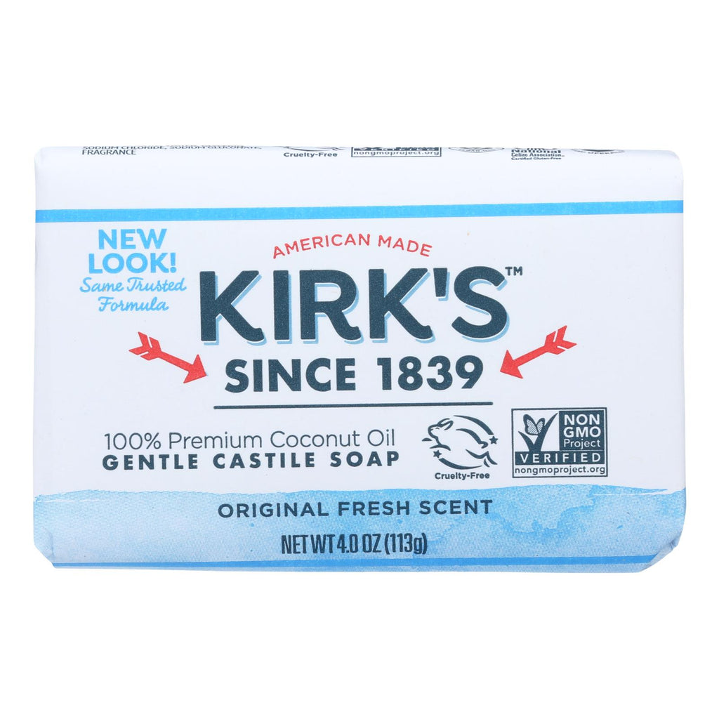 Kirk's Natural Castile Soap, 4 Ounces - Cozy Farm 
