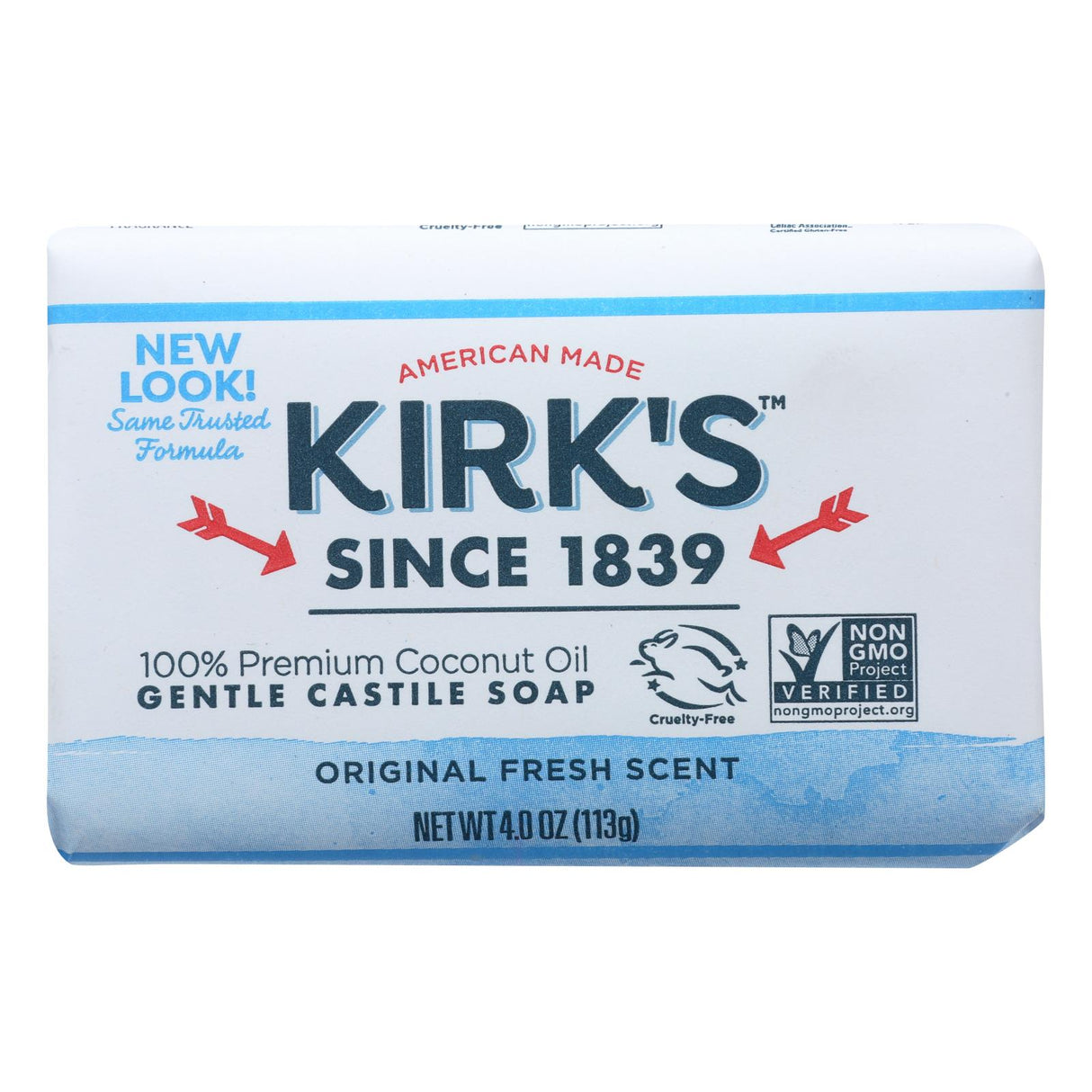 Kirk's Natural Castile Soap, 4 Ounces - Cozy Farm 