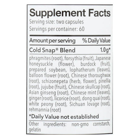 Ohco Cold Snap (Pack of 120 Capsules) - Cozy Farm 