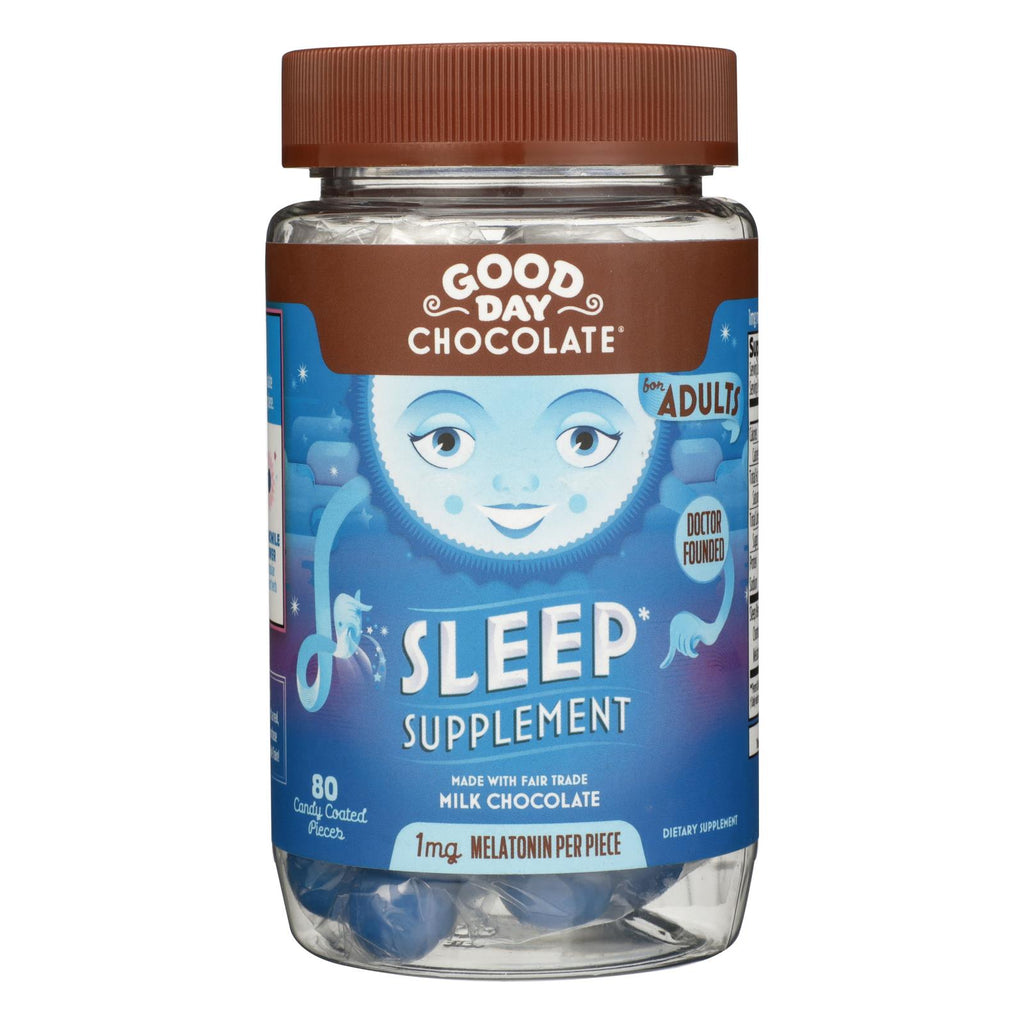 Good Day Chocolate - Chocolate Supp Sleep - 1 Each - 80 Ct - Cozy Farm 