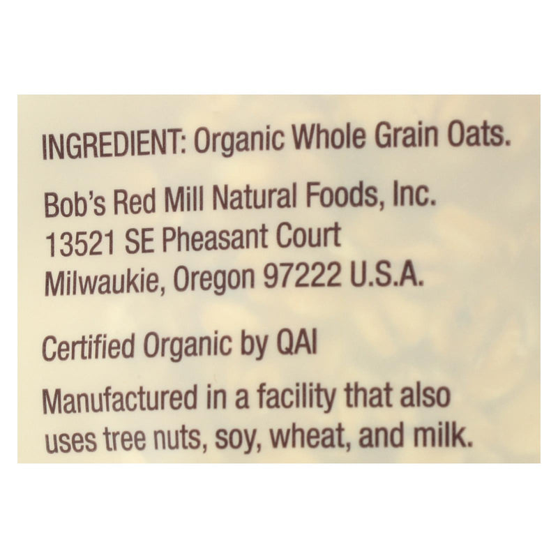 Bob's Red Mill Organic Oatmeal | 4 Pack, 32Oz. - Cozy Farm 