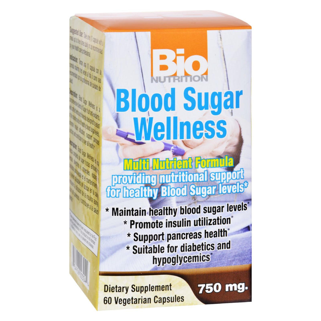 Bio Nutrition Blood Sugar Wellness (Pack of 60 Vegetarian Capsules) - Cozy Farm 