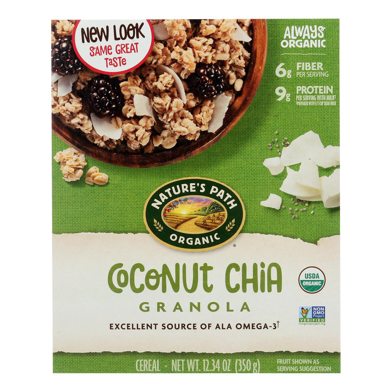 Nature's Path Organic Coconut Chia Plus Granola (Pack of 12 - 12.34 Oz.) - Cozy Farm 