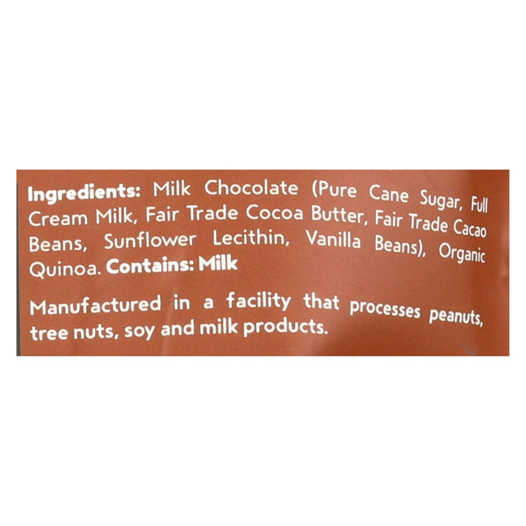 Undercover Quinoa Crispy Milk Chocolate (Pack of 12 - 2 Oz.) - Cozy Farm 