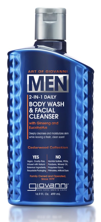 Giovanni Deep Clean 2-in-1 Body Wash & Facial Cleanser for Men - 16.9 Oz - Cozy Farm 