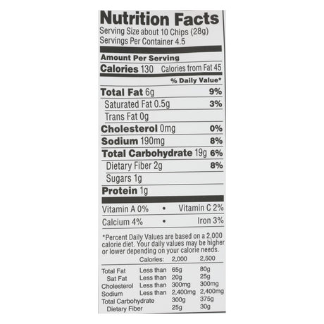 From The Ground Up Tort Chips Cauliflower Nacho (Pack of 12 - 4.5 Oz.) - Cozy Farm 