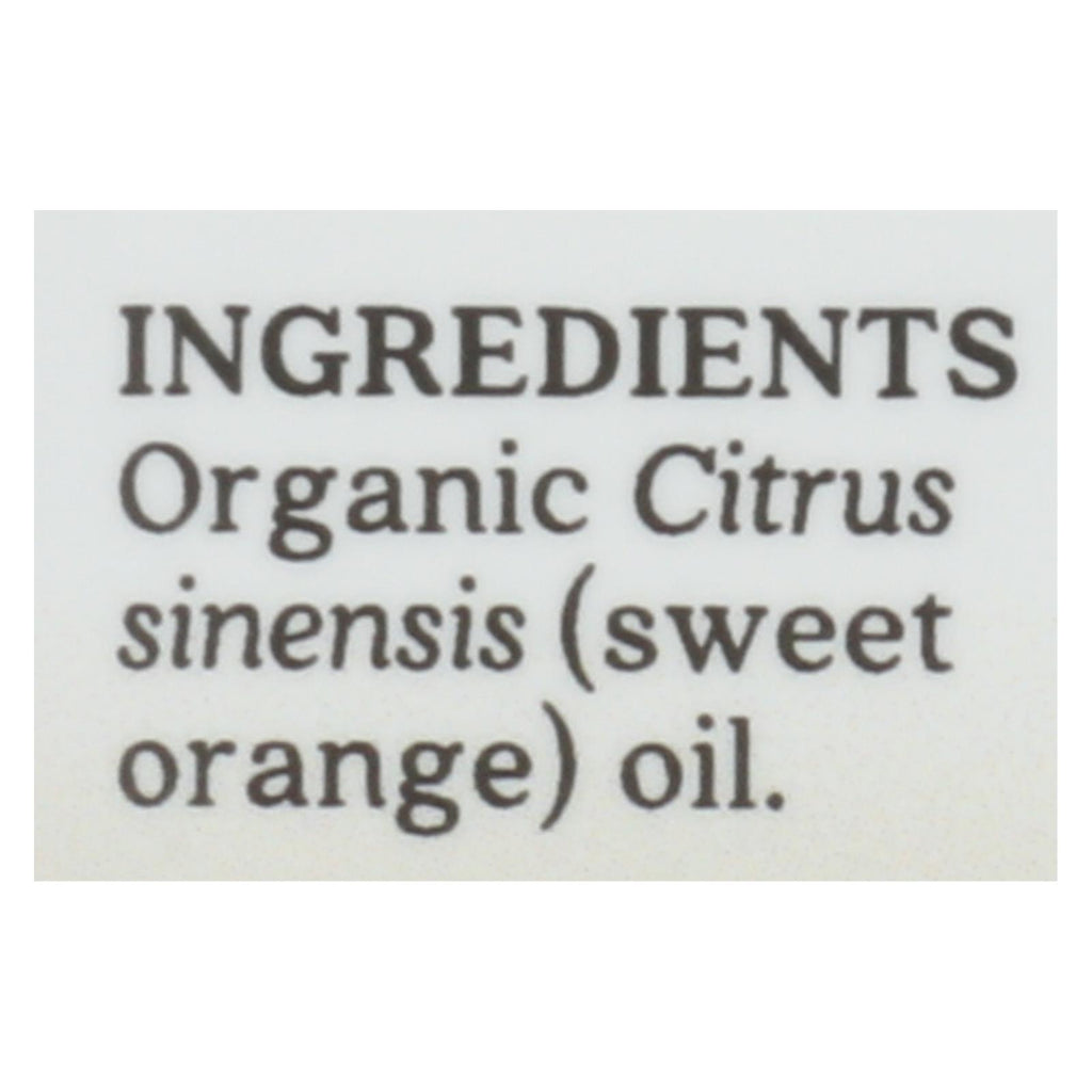 Aura Cacia Organic Sweet Orange Essential Oil (25 Oz.) - Cozy Farm 
