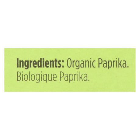 Spicely Organics Premium Organic Paprika, 0.45 Oz. (Pack of 6) - Cozy Farm 