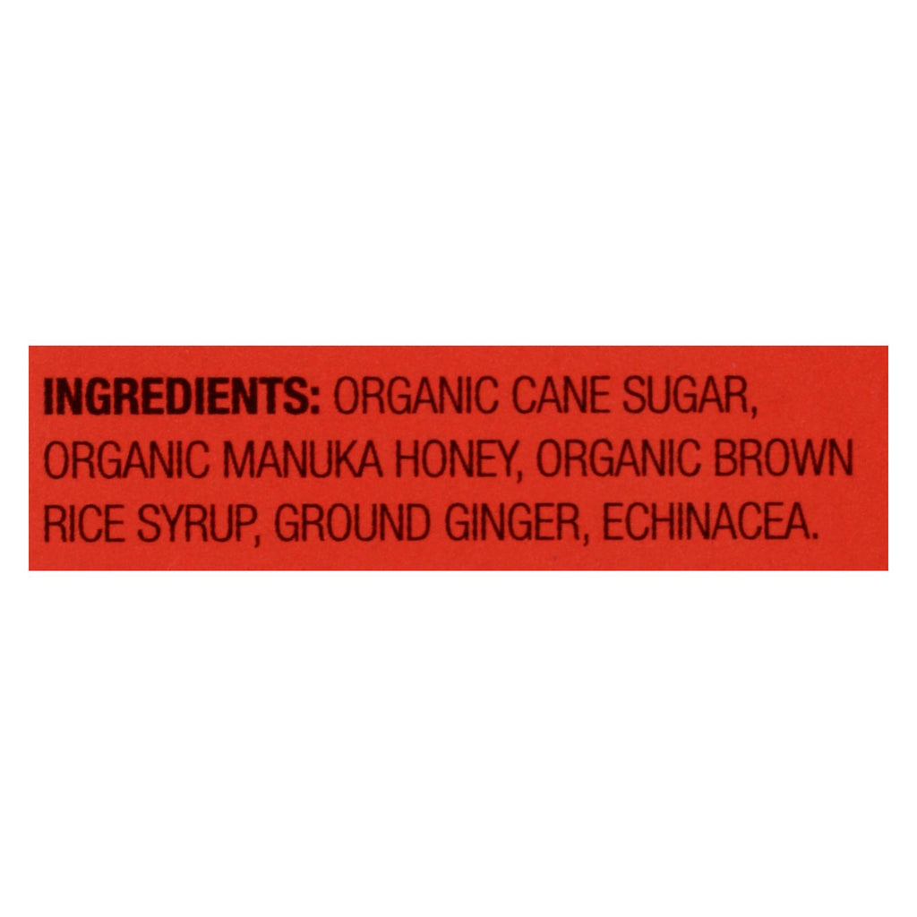 Wedderspoon Organic Manuka Honey Drops with Ginger - 15+ UMF (Pack of 4) - Cozy Farm 