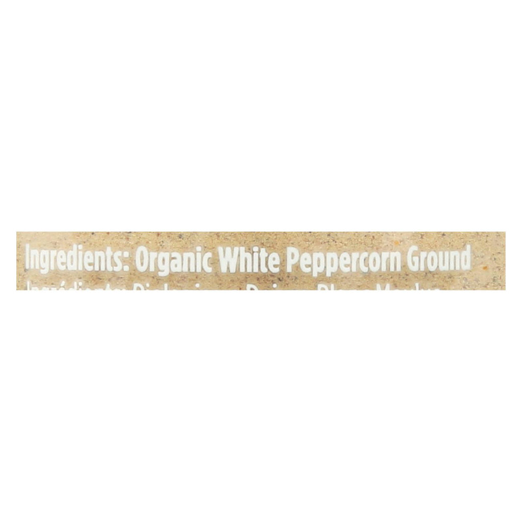 Spicely Organics Organic Peppercorn White Ground (Pack of 3) - 2 Oz. - Cozy Farm 