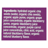 Mamma Chia Squeeze Vitality Snack, Blackberry Bliss - 3.5 Oz. Pack of 16 - Cozy Farm 