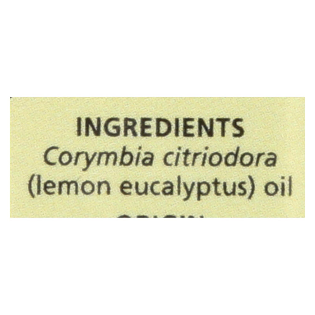 Aura Cacia 100% Pure Essential Oil Lemon Eucalyptus (Pack of 0.5 Fl Oz) - Cozy Farm 