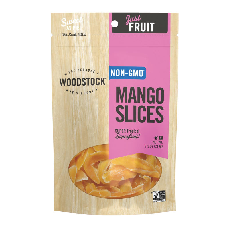 Woodstock Sweetened Mango Slices (7.5 Oz. Pack of 8) - Cozy Farm 