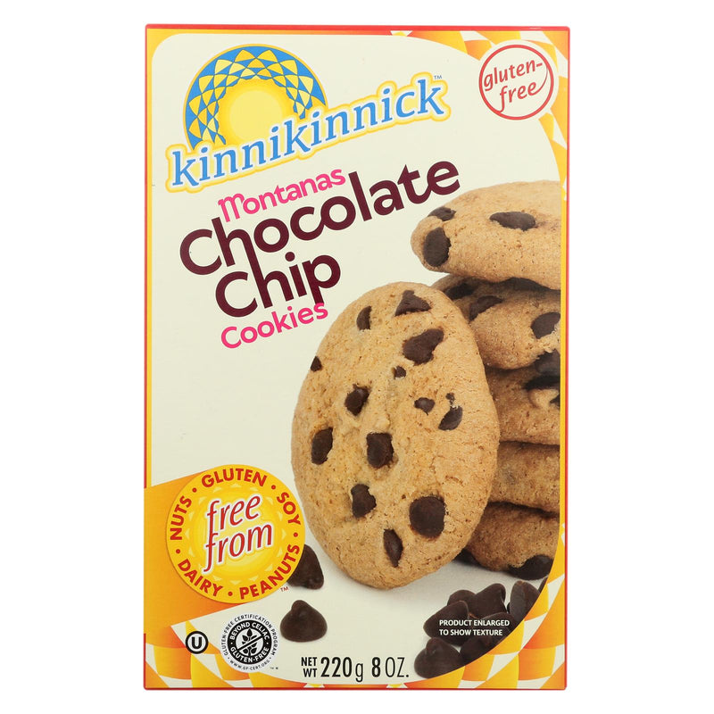 Kinnikinnick Chocolate Chip Cookies (Pack of 6 - 8 Oz.) Gluten-Free Indulgence - Cozy Farm 