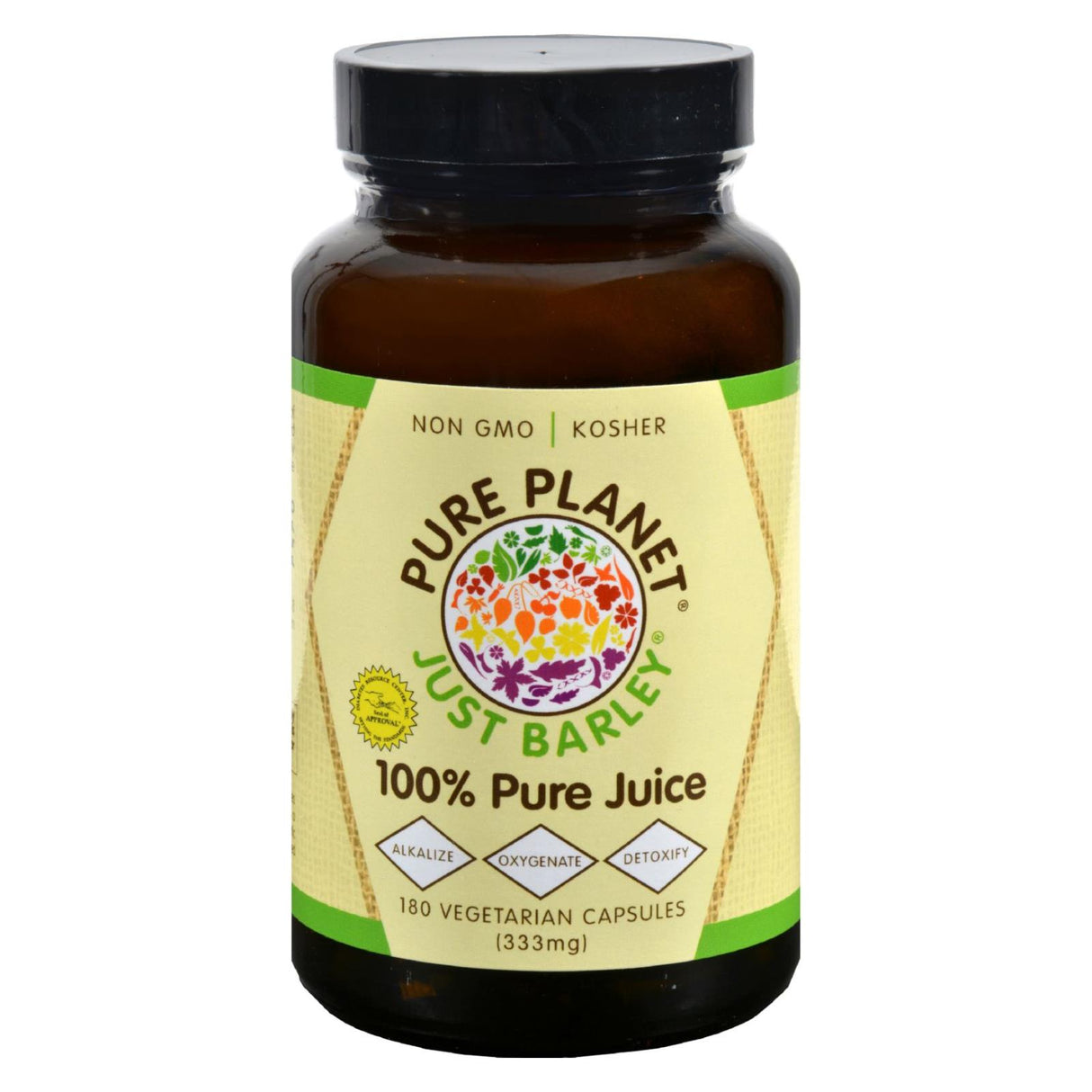 Pure Planet 180-Count Just Barley Vegetarian Capsules - Cozy Farm 