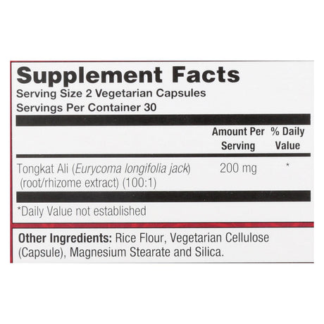 Natural Balance LongJack PowerMax Energy Support (Pack of 60 Capsules) - Cozy Farm 