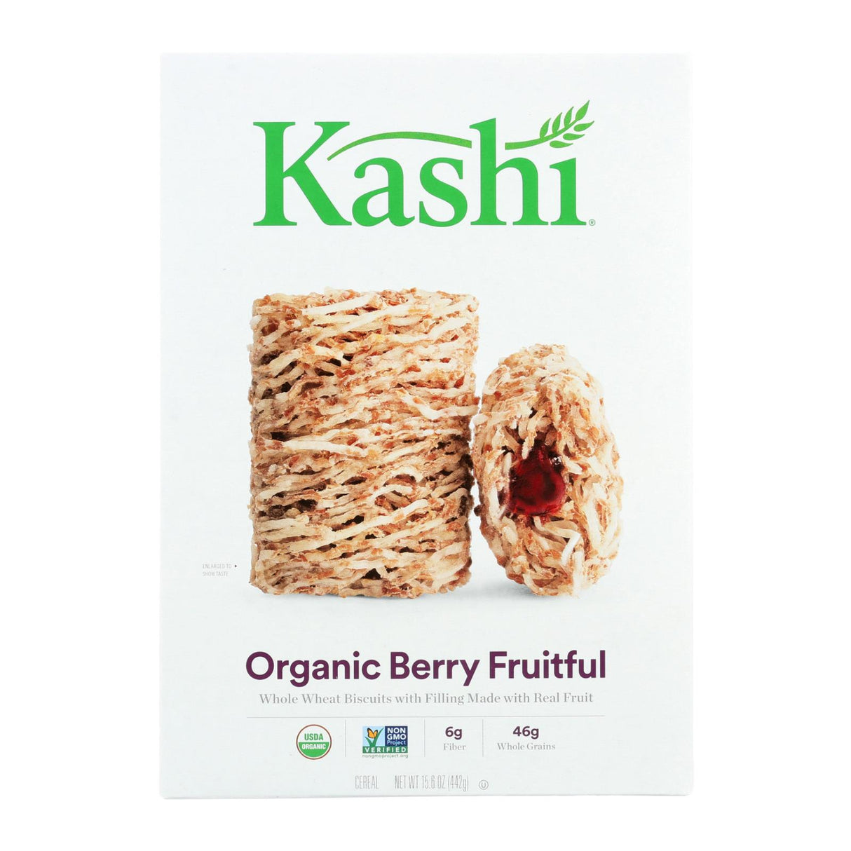 Kashi Whole Wheat Berry Fruitful Biscuits Cereal (Pack of 12) - 15.6 Oz. - Cozy Farm 