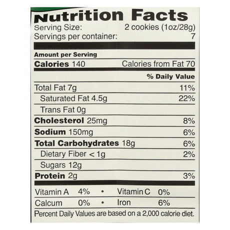 Tate's Bake Shop Gourmet Chocolate Chip Cookies (Pack of 12 - 7 Oz. Each) - Cozy Farm 