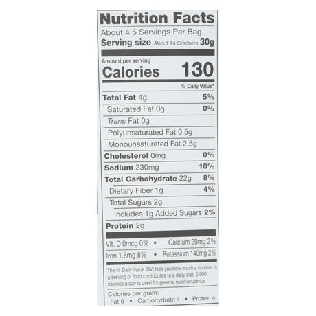 Milton's Fire Roasted Gluten-Free Vegetable Crackers (54 Oz.) - Cozy Farm 