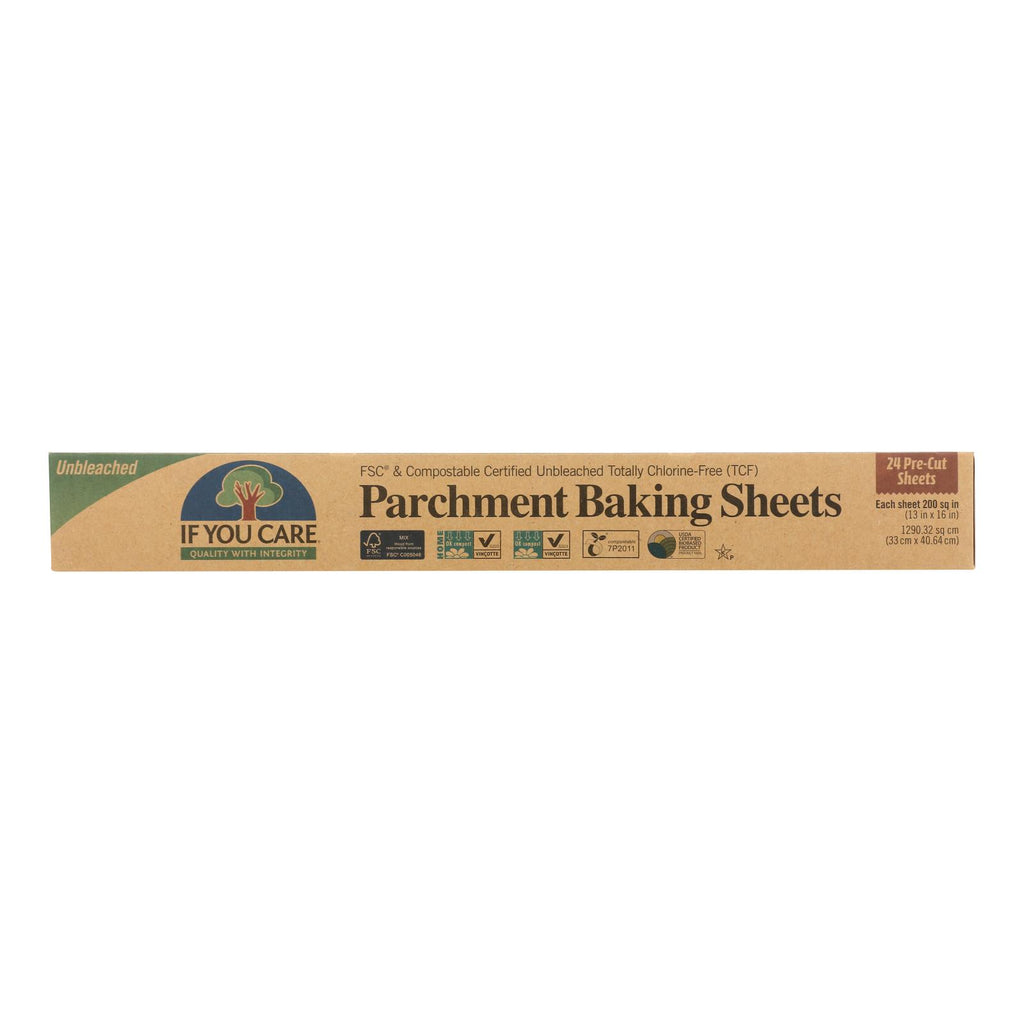 If You Care Parchment Baking Sheets (Pack of 12 - 24 Count) - Cozy Farm 