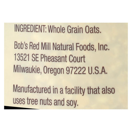 Bob's Red Mill Rolled Oats (Pack of 4 - 28 Oz), Quick Cooking, Gluten Free - Cozy Farm 