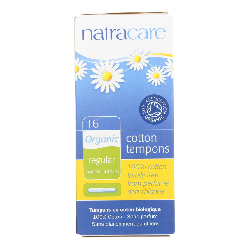 Natracare Organic Cotton Tampons (Pack of 16) Regular with Applicator for Women's Comfort and Protection - Cozy Farm 