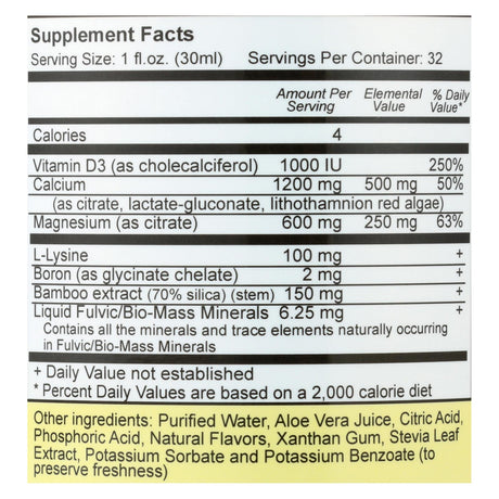 Vital Earth Minerals Cal-Mag Liquid Calcium Magnesium Supplement - Cozy Farm 