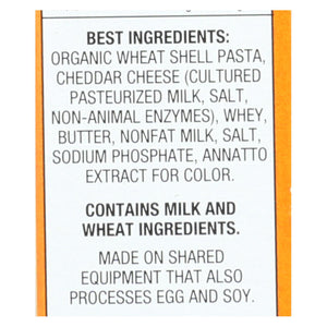 Annie's Homegrown Organic Shells & Real Aged Cheddar Mac & Cheese, 6 oz, Pack of 12 - Cozy Farm 