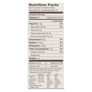 Back To Nature Organic Classic Saltine Crackers, 6 - 7 Oz Packs - Cozy Farm 