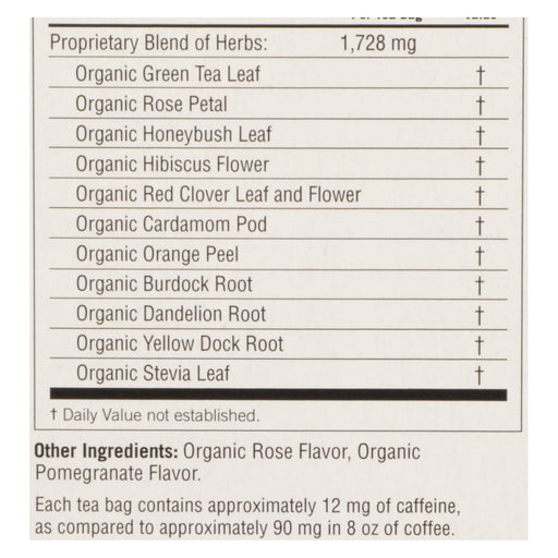 Yogi Tea Organic Soothing Rose Hibiscus Skin Detox, 16 Tea Bags (Pack of 6) - Cozy Farm 