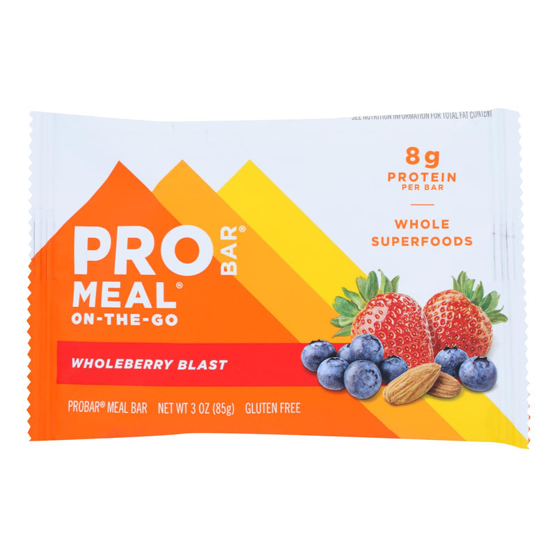 Pro Bar Organic Whole Berry Blast Protein Bar 3 Oz. (Pack of 12) - Cozy Farm 