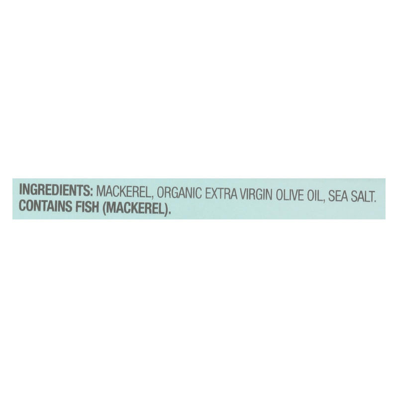 Wild Planet Wild Mackerel Fillets in Extra Virgin Olive Oil, 4.375 oz - Cozy Farm 