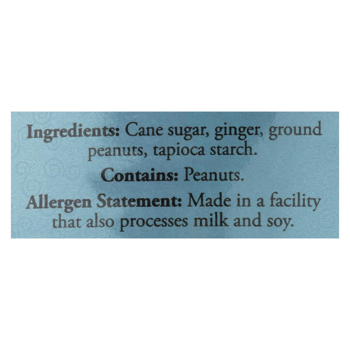 The Ginger People Peanut Chewy Ginger Candy 3 Oz. - Cozy Farm 