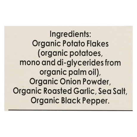 Edward And Sons Organic Roasted Garlic Mashed Potatoes (Pack of 6 - 3.5 Oz.) - Cozy Farm 