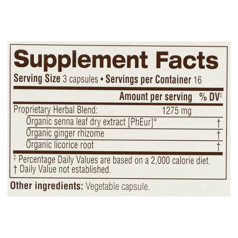 Traditional Medicinals Smooth Move Senna Capsules (Pack of 50) - Cozy Farm 