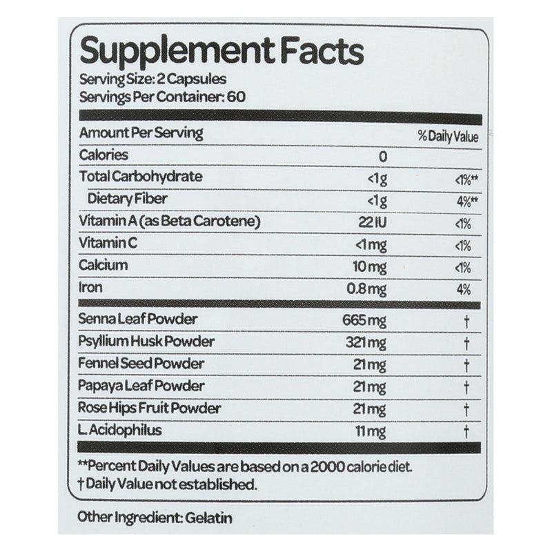 Health Plus Super Colon Cleanse 500 mg (120 Capsules) - Cozy Farm 