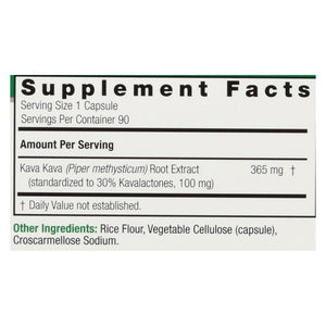 Nature's Answer Kava Root Supplement - 90 Capsules Per Bottle (Pack of 6) - Cozy Farm 